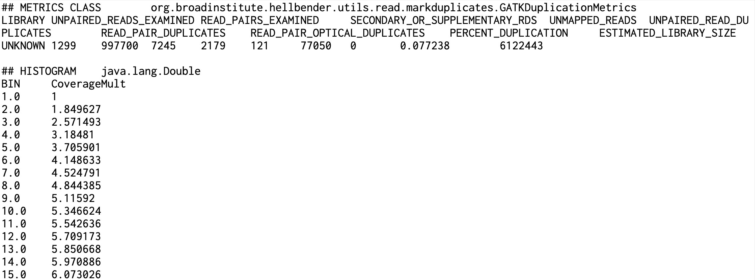 result image